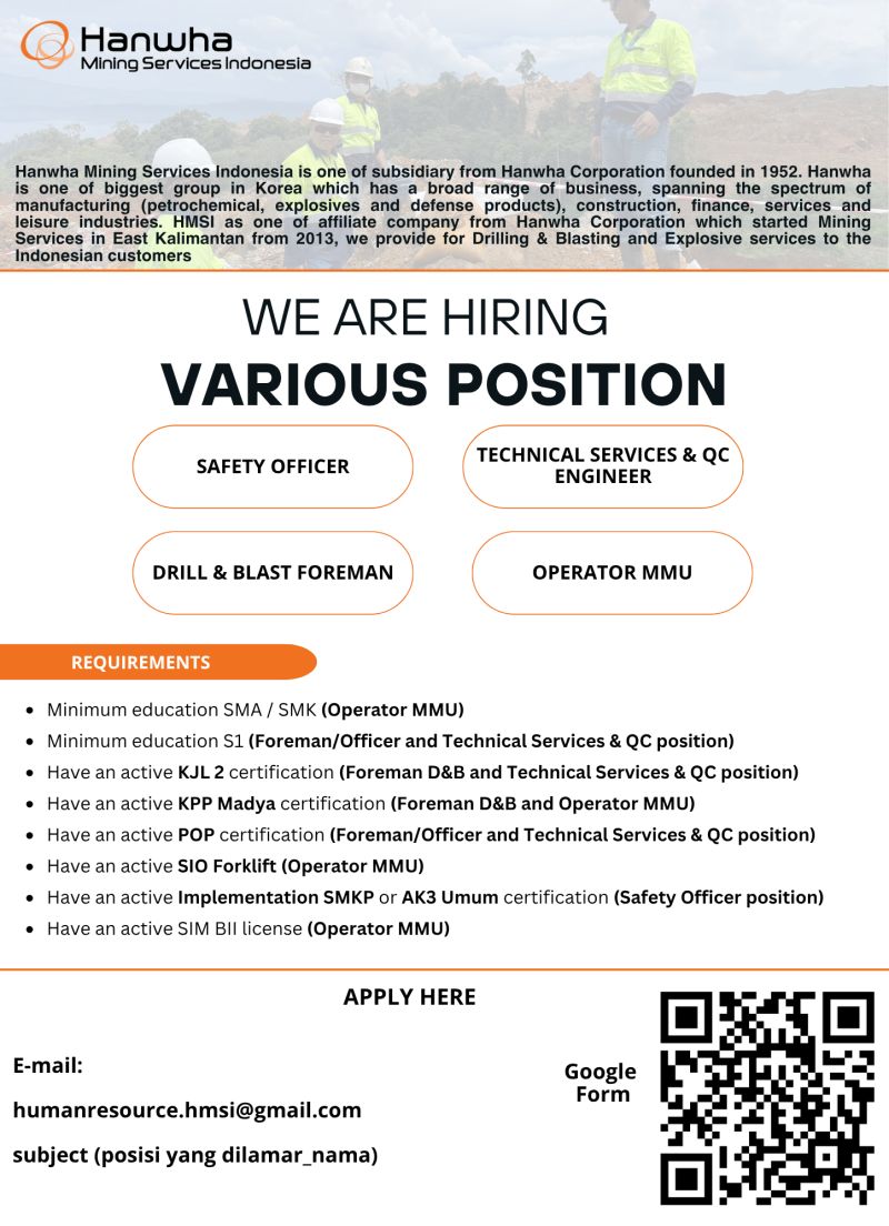 PT Hanwha Mining Services Indonesia (Hanwha Group)